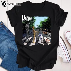 Star Wars Mashup Droids Abbey Road Shirt Unique Star Wars Gifts