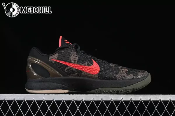 Trending KOBE 6 PROTRO Basketball Shoes Lakers Gifts for Men – BLACK/CRIMSON BOG/KHAKI – Top Men’s Sneakers for Elite Court Performance