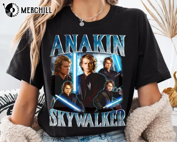 Vintage 90s Anakin Skywalker Tee Best Gifts for Star Wars Fans