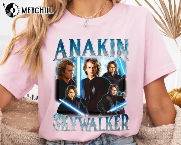 Vintage 90s Anakin Skywalker Tee Best Gifts for Star Wars Fans
