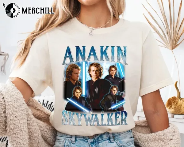 Vintage 90s Anakin Skywalker Tee Best Gifts for Star Wars Fans
