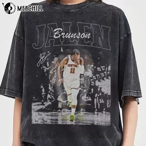 Vintage 90s Jalen Brunson Basketball Tee Brunson New York Knicks Gift 4