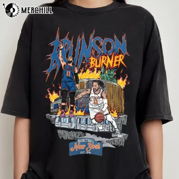 Vintage 90s Jalen Brunson Shirt Knicks Gifts for Him