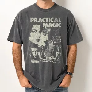 Vintage 90s Practical Magic T Shirt Gifts for Horror Movie Fans