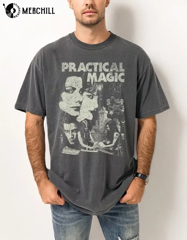 Vintage 90s Practical Magic T Shirt Gifts for Horror Movie Fans