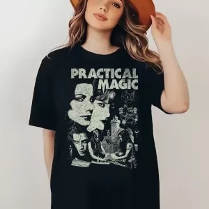 Vintage 90s Practical Magic T Shirt Gifts for Horror Movie Fans 4 1