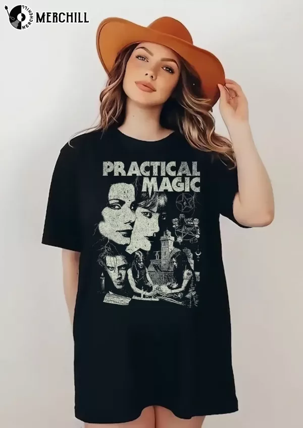 Vintage 90s Practical Magic T Shirt Gifts for Horror Movie Fans