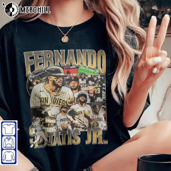 Vintage 90s Style Fernando Tatis Jr Shirt Major League Baseball San Diego