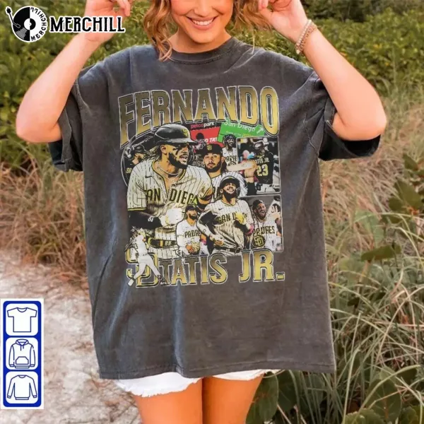 Vintage 90s Style Fernando Tatis Jr Shirt Major League Baseball San Diego