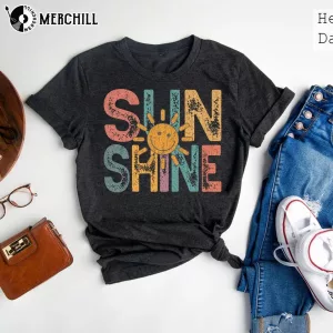 Vintage Beach Vacation Hello Sunshine Shirt Summer Gift Ideas 2
