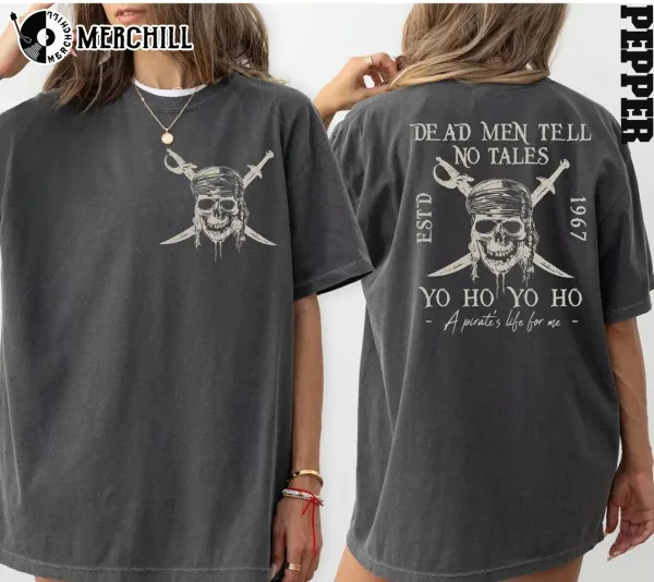 Vintage Dead Men Tell No Tales Shirt Pirates of Caribbean Gifts