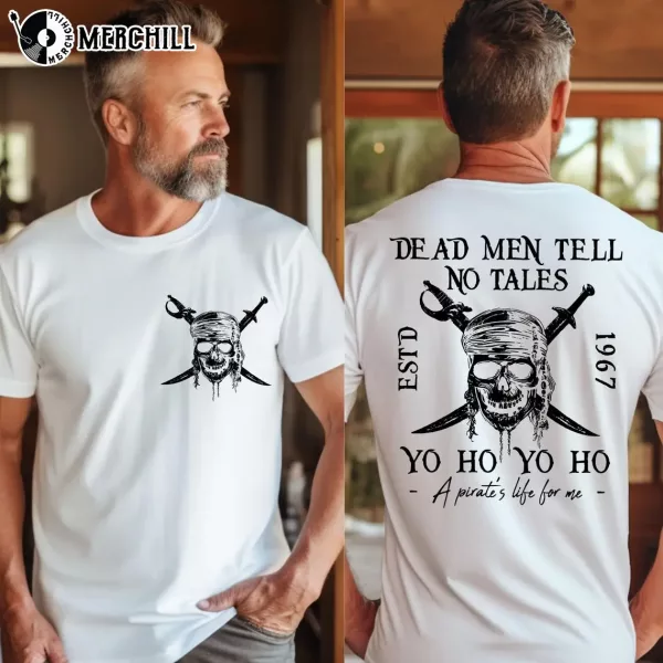 Vintage Dead Men Tell No Tales Shirt Pirates of Caribbean Gifts