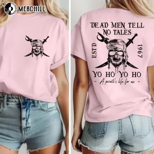 Vintage Dead Men Tell No Tales Shirt Pirates of Caribbean Gifts