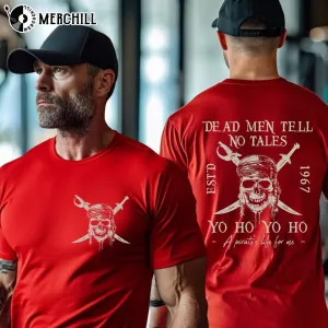Vintage Dead Men Tell No Tales Shirt Pirates of Caribbean Gifts 4