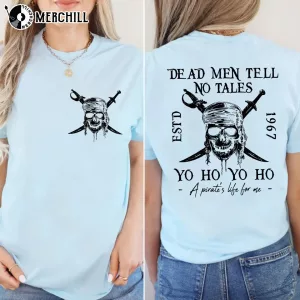 Vintage Dead Men Tell No Tales Shirt Pirates of Caribbean Gifts 5