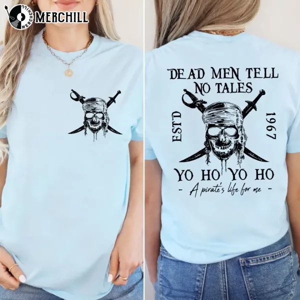 Vintage Dead Men Tell No Tales Shirt Pirates of Caribbean Gifts