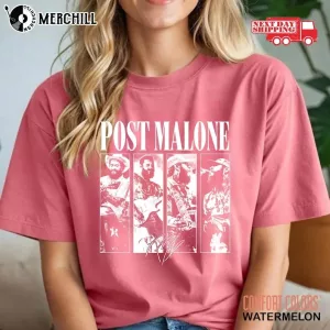 Vintage Rap Music Post Malone Concert Shirt