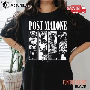 Vintage Rap Music Post Malone Concert Shirt