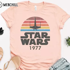 Vintage Retro Disney Star Wars 1977 Shirt Gifts for Star Wars Fans 3