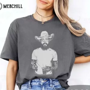 Western Post Malone Cowboy Shirt 1