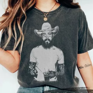 Western Post Malone Cowboy Shirt