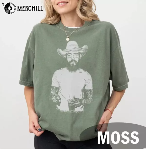 Western Post Malone Cowboy Shirt