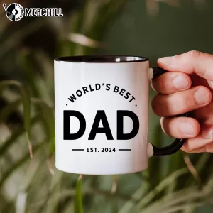 Worlds Best Dad Mug Custom Fathers Day Gift 5