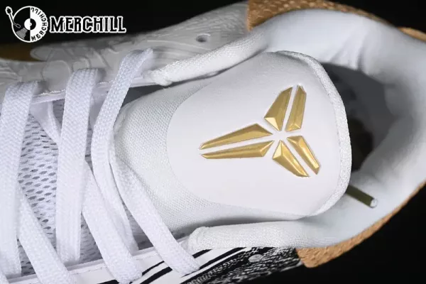 Zoom Basketball Sneakers Bryant Gifts – WHITE/METALLIC GOLD/BLACK – Top Men’s Sneakers for Elite Court Performance