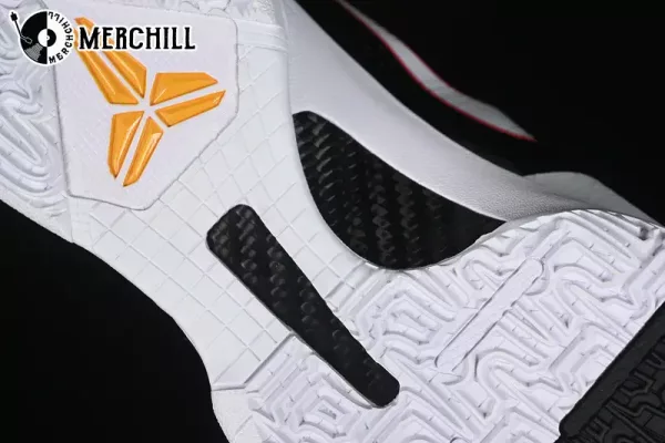 Bruce Lee White Sneakers Lakers Gifts for Men – BLACK/COMET RED/WHITE – Top Men’s Sneakers for Elite Court Performance