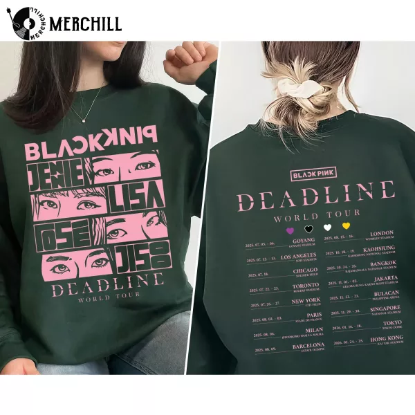 BlackPink Deadline World Tour Shirt Gift for Blinks