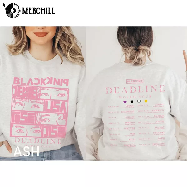 BlackPink Deadline World Tour Shirt Gift for Blinks