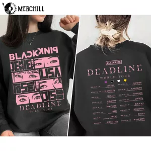 BlackPink Deadline World Tour Shirt Gift for Blinks 8 1
