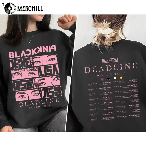 BlackPink Deadline World Tour Shirt Gift for Blinks