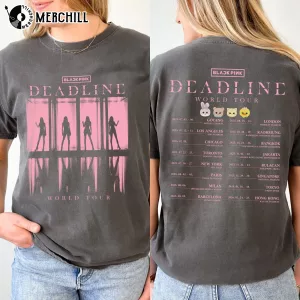BlackPink Deadline World Tour Shirt with Silhouette Design Gift for Blinks 2