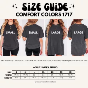 CC Adult Tee Size Chart 1